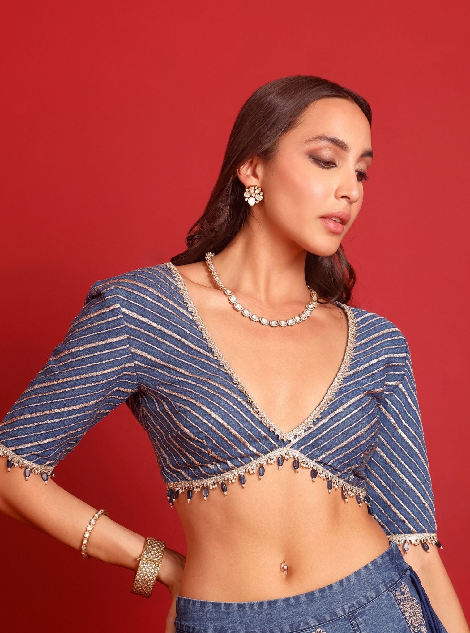 Navi Denim Lehenga