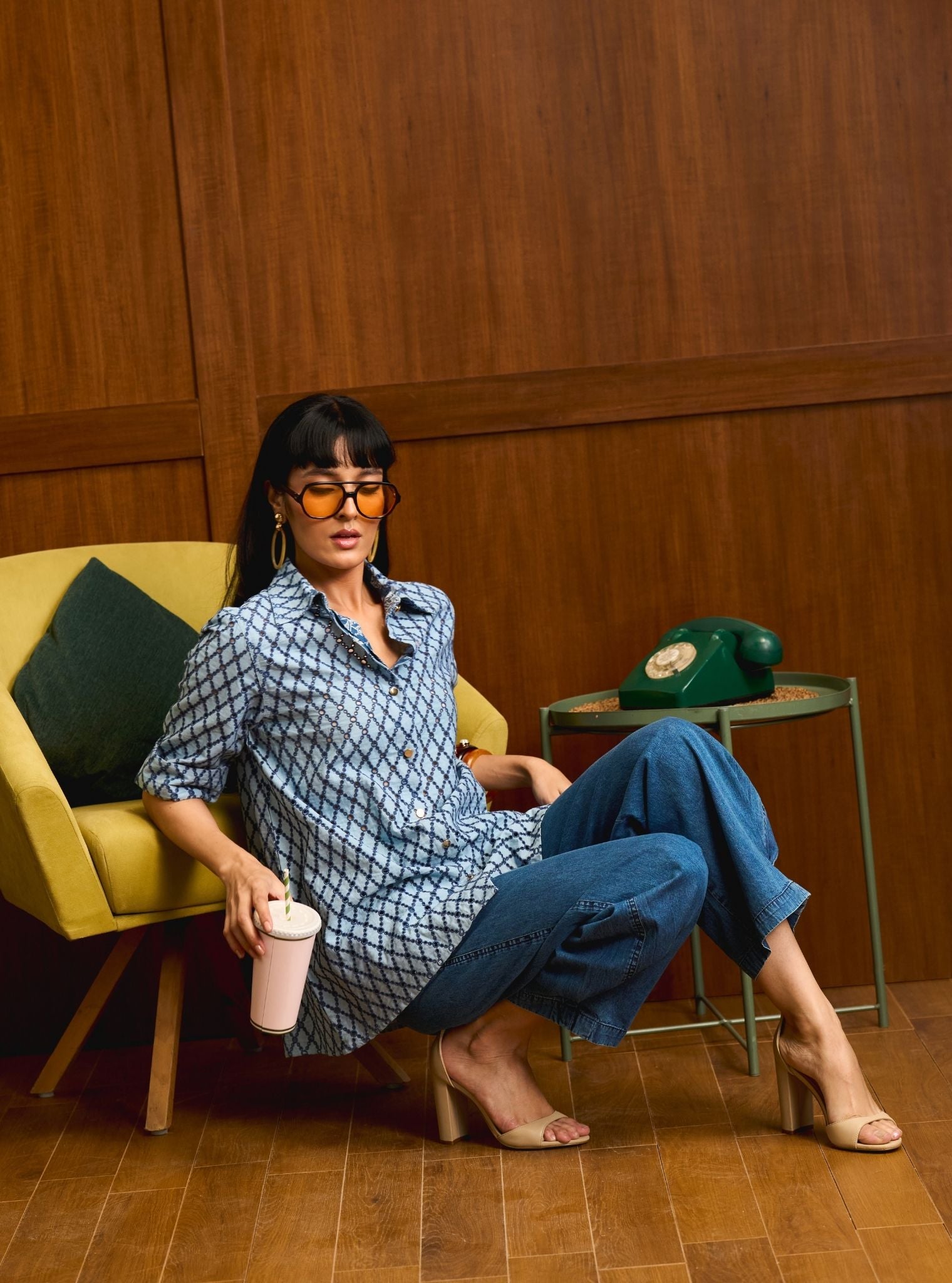 Tiri Denim White Shirt