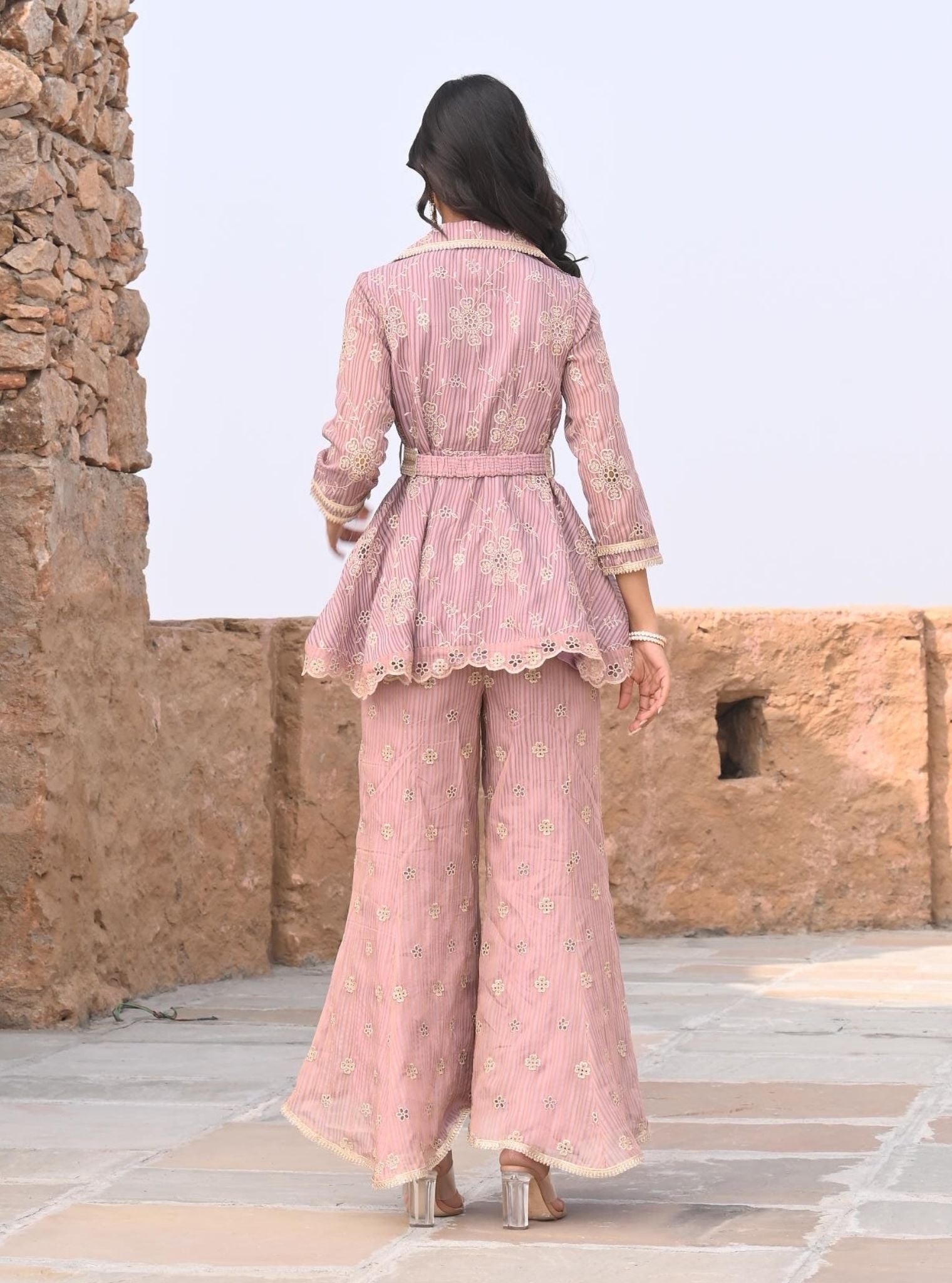 Chashni Banarsi Lilac Co-ord Set