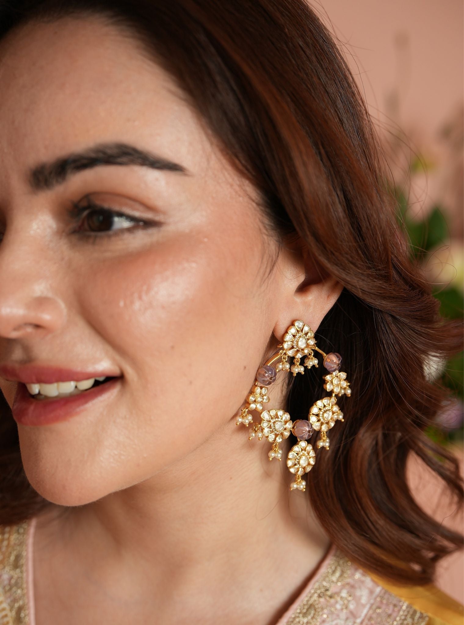 Pure Silver Netri Earrings