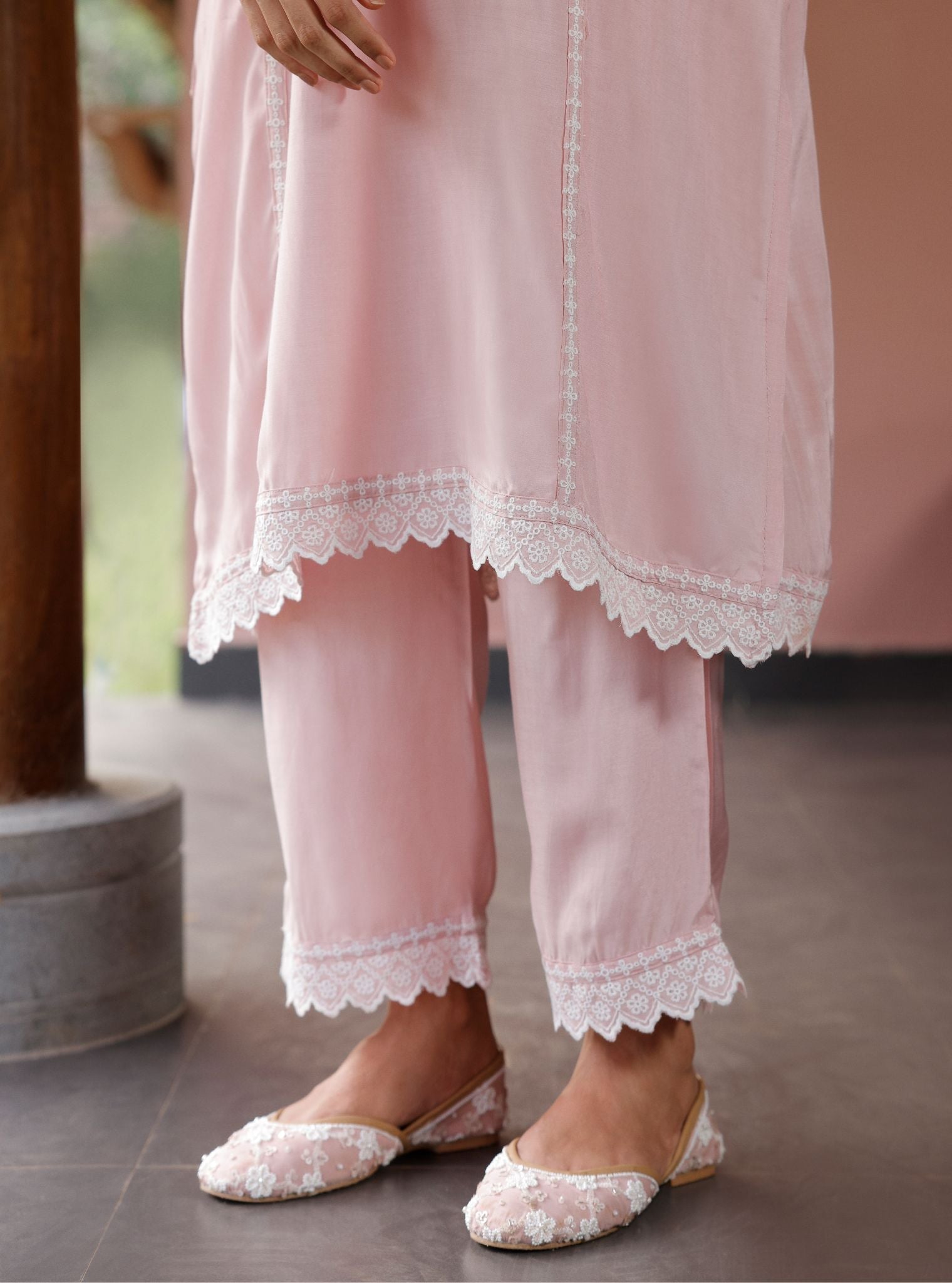 Mandara Lawn Pink Kurta Set