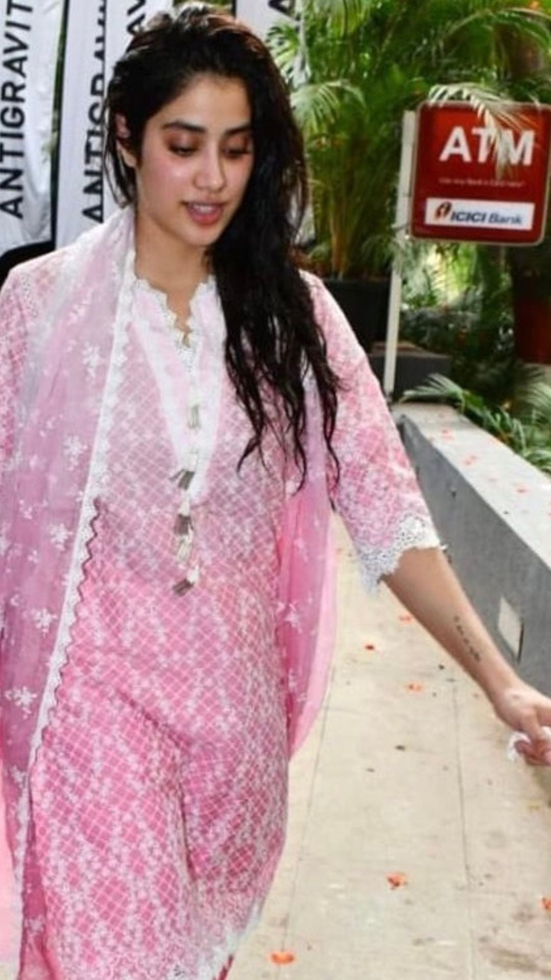 Venna Supima Cotton Pink Kurta Set