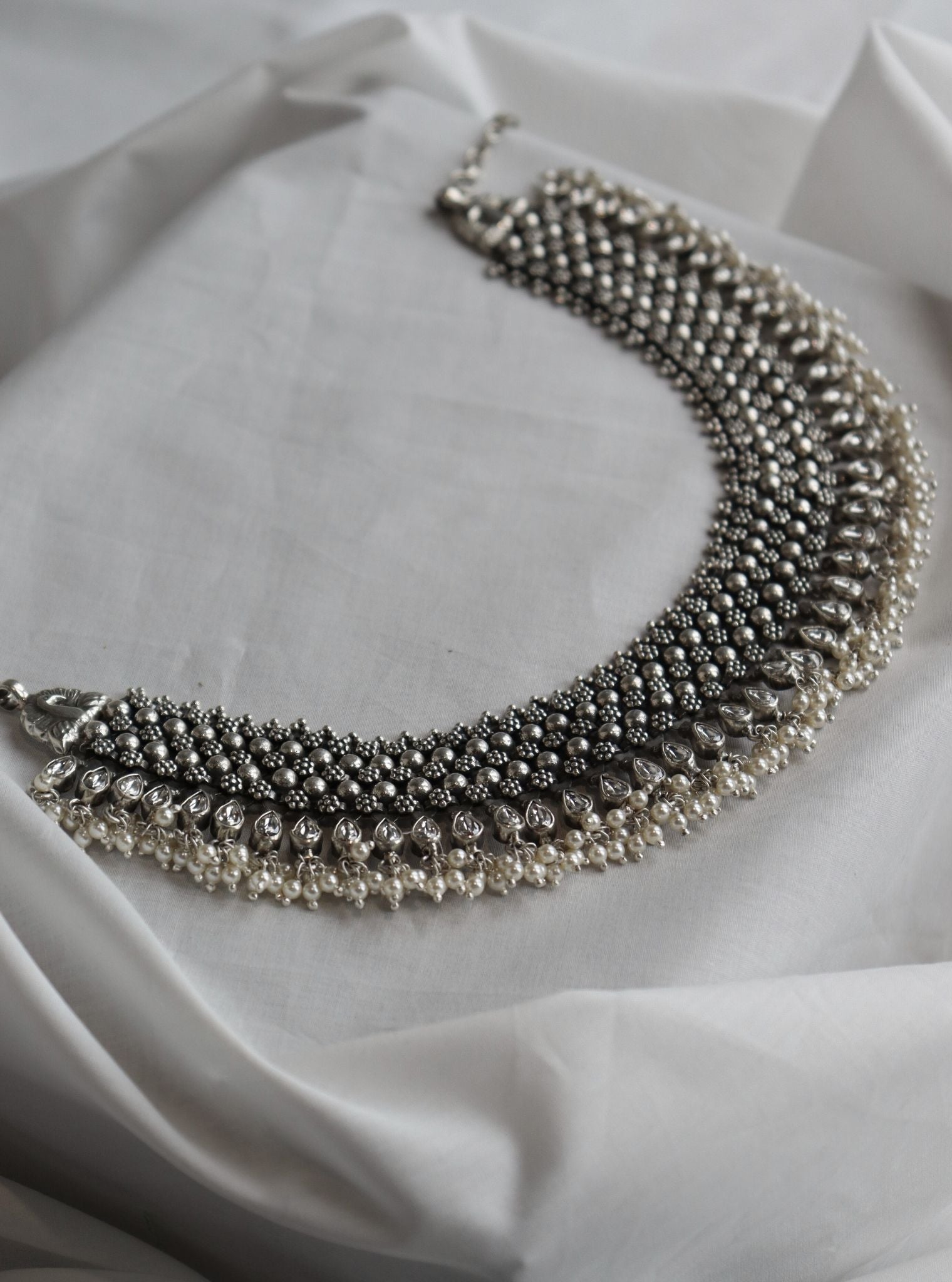 Pure Silver Kalyani Necklace