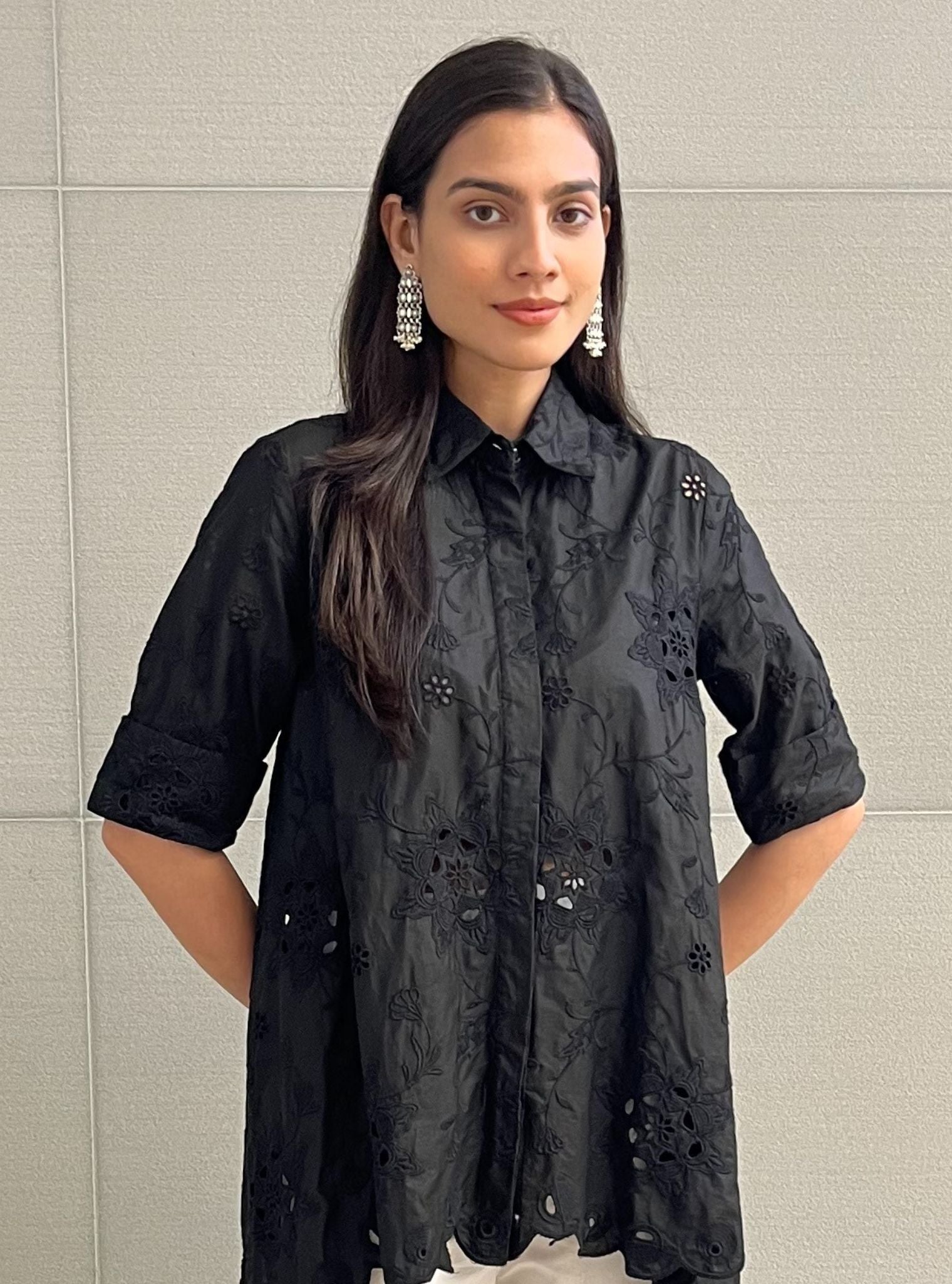 EVE Supima Cotton Black SHIRT