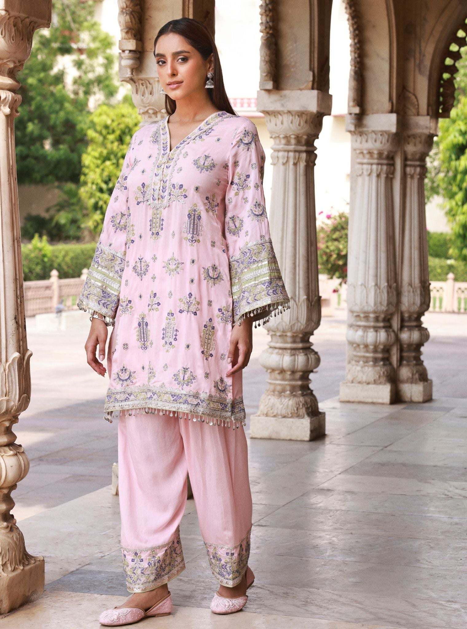 Noreya Lawn Pink Kurta Set