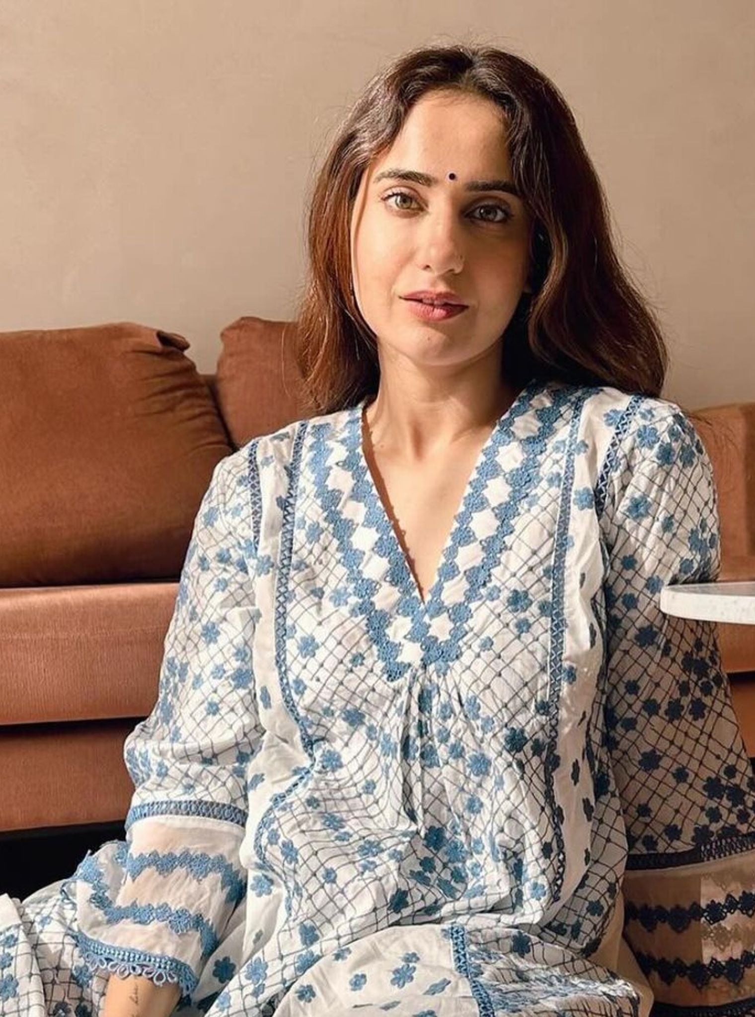 Kishi Supima Cotton White Kurta Set