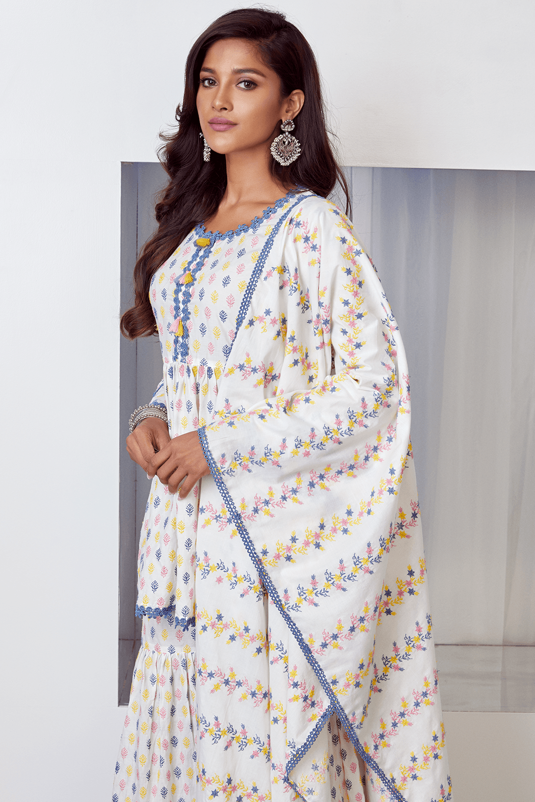 Alpine Supima Cotton Kurta with Sharara Set