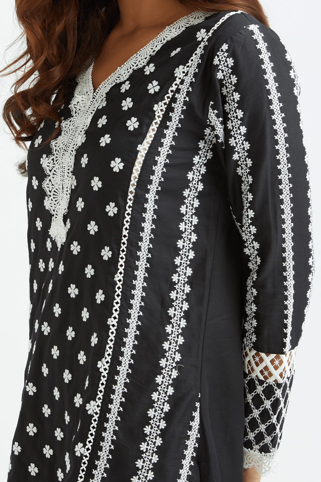 Daydream Pima Satin Kurta Set