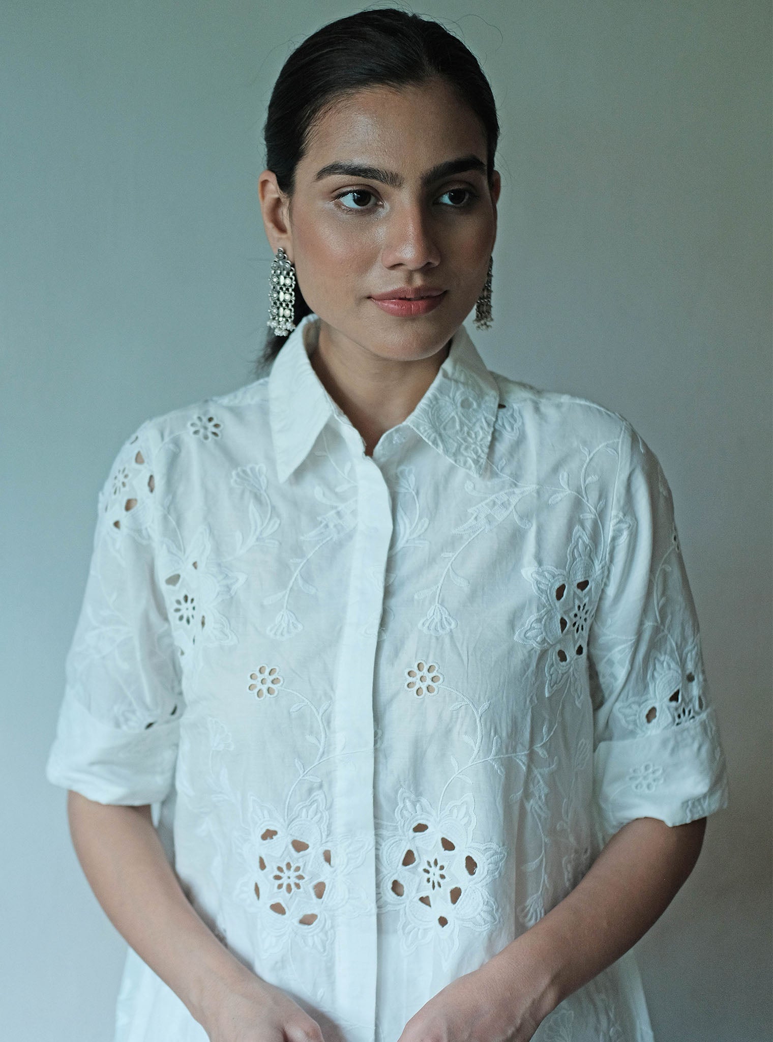 Eve Iconic Supima Cotton White Shirt