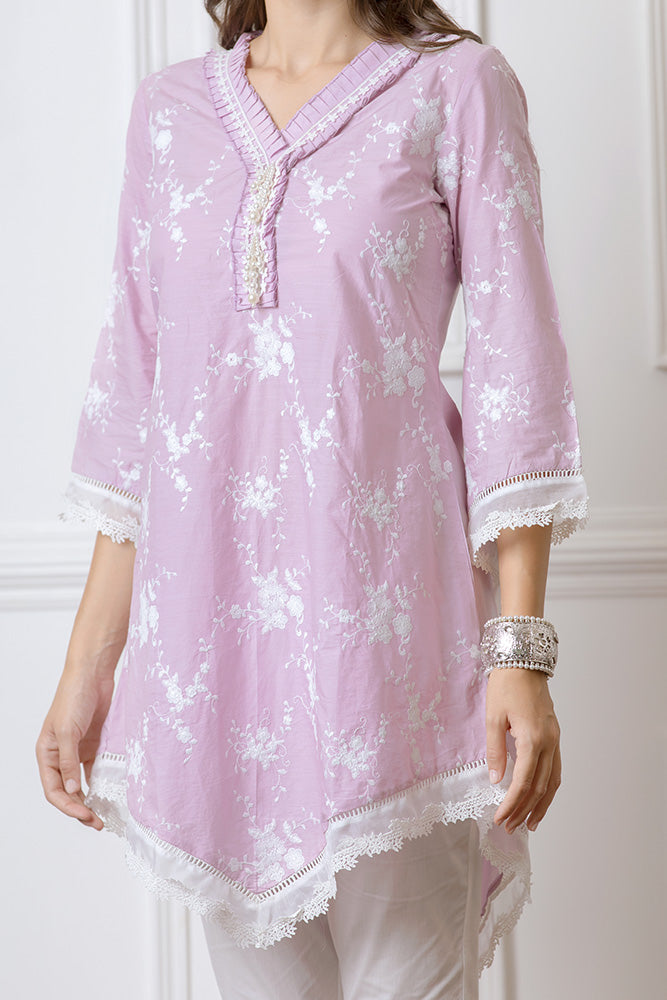 Danica Lilac Kurta Set
