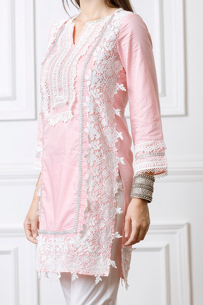 Quill Pink Kurta Set