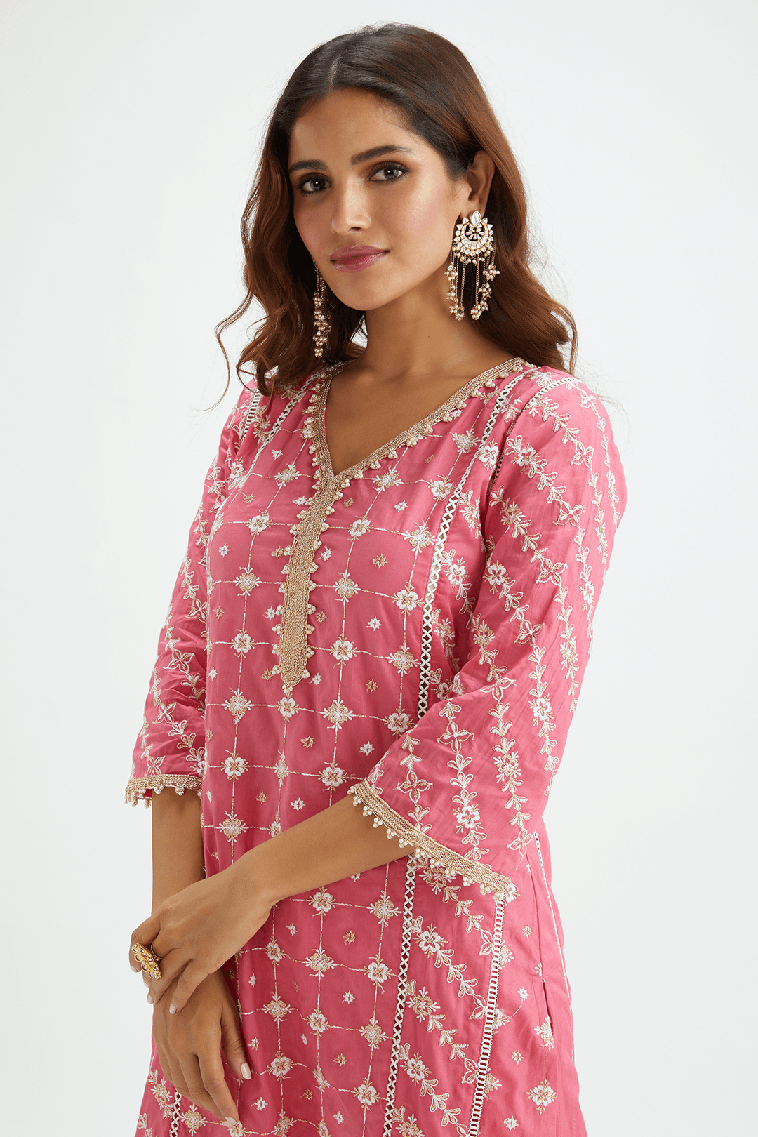 Pelican Fuchsia Kurta