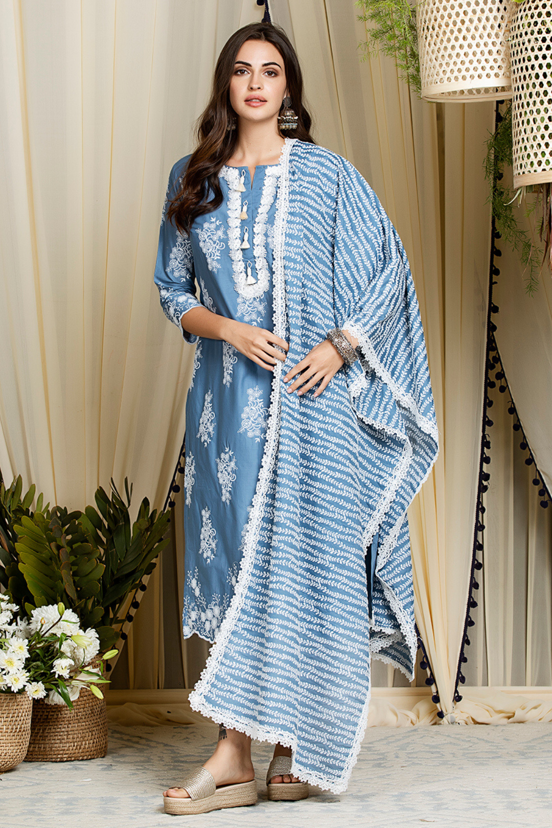 Perla Supima Cotton Kurta Set
