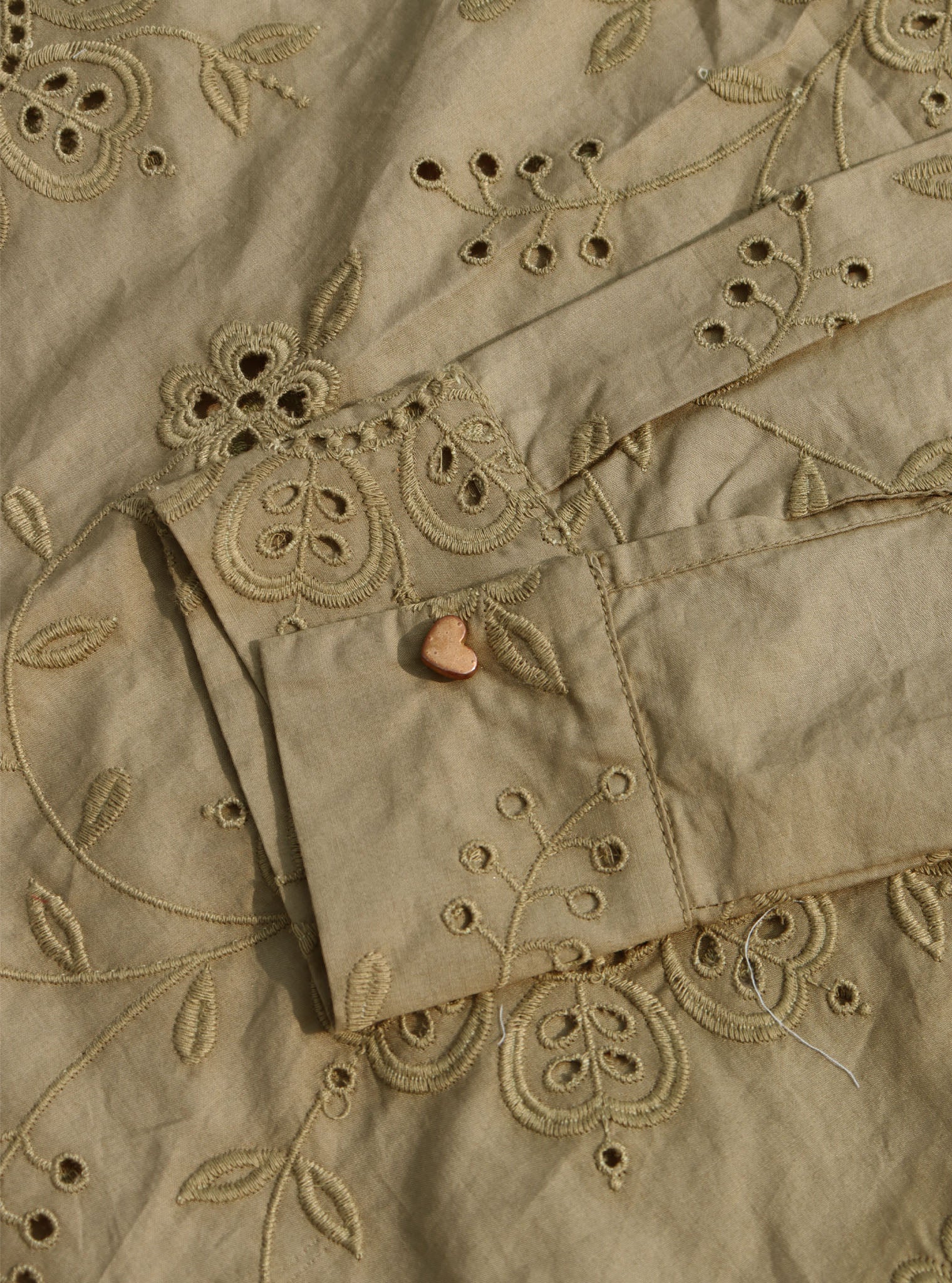 Ora Supima Cotton Olive Shirt