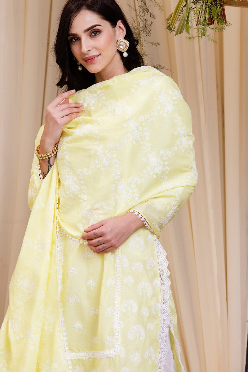 Diamond Embroidered Dupatta