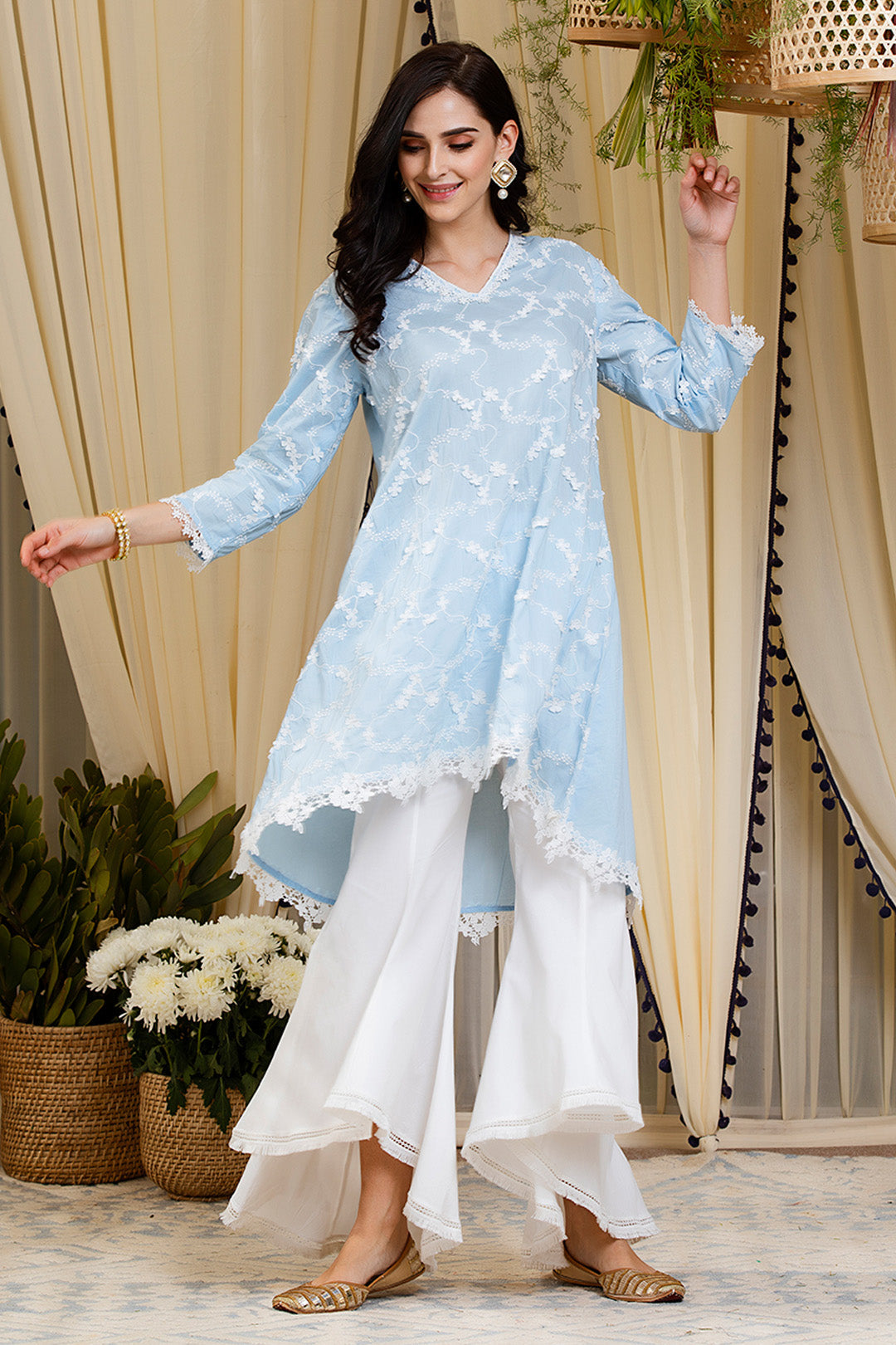 Jasmine Kurta Blue