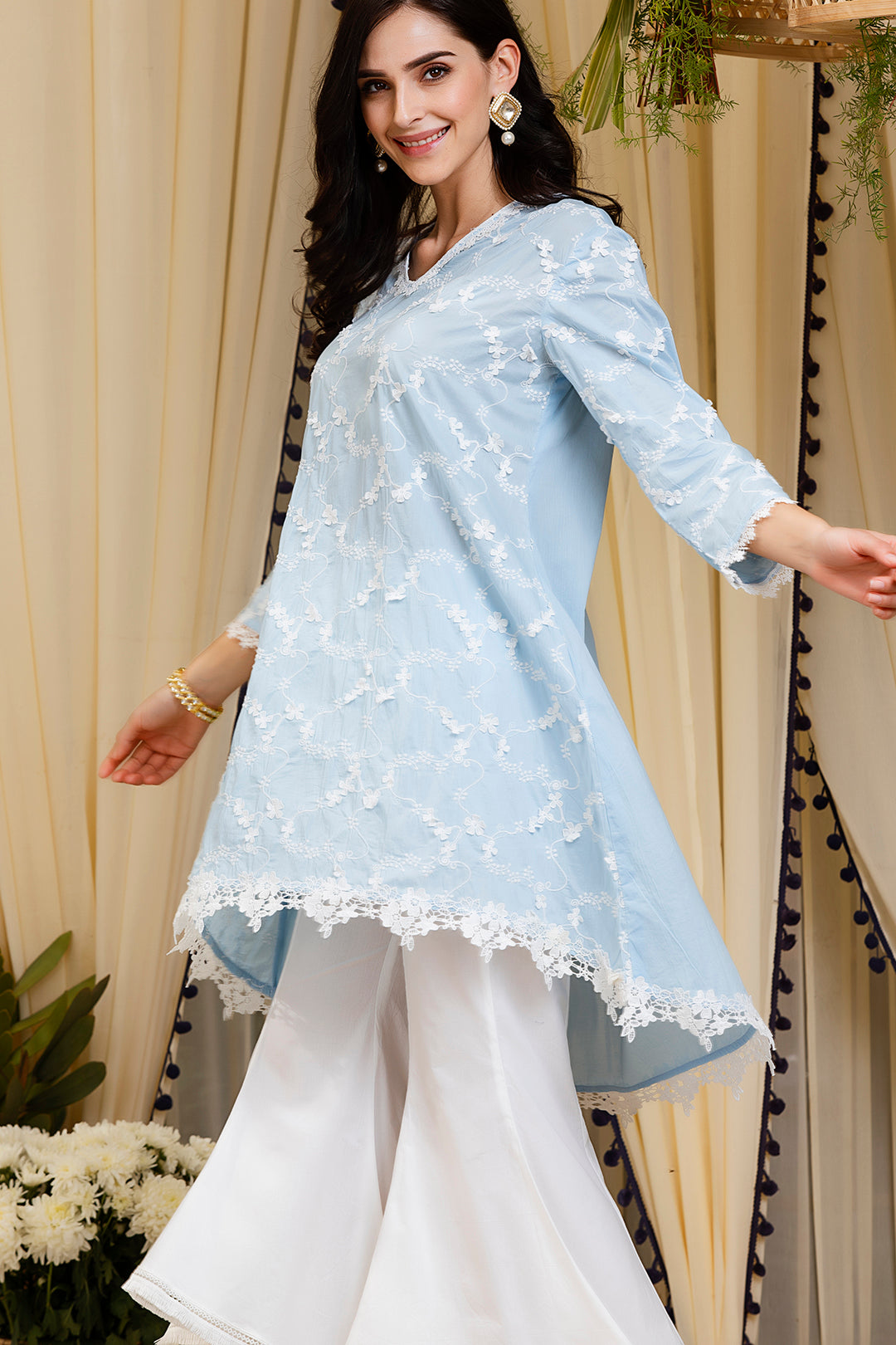 Jasmine Kurta Blue