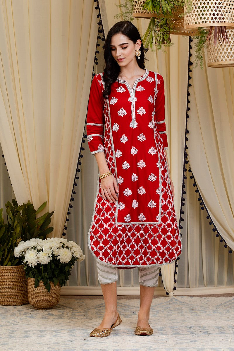 Senna Supima Cotton Kurta Set