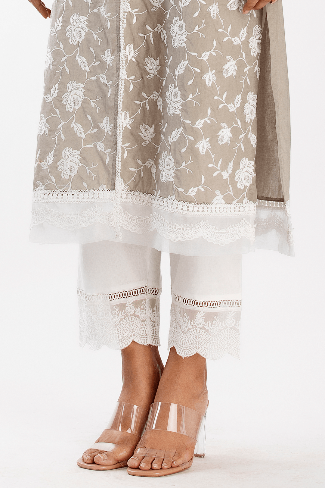 Dusk Supima Cotton Grey Kurta Set