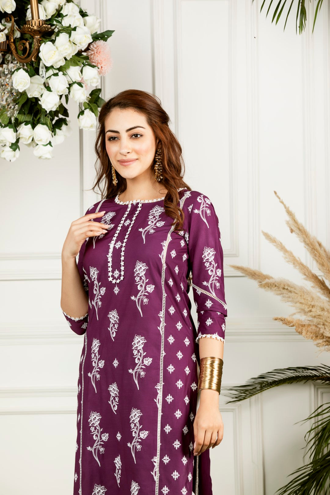 Rue Supima Cotton Harem Kurta Set
