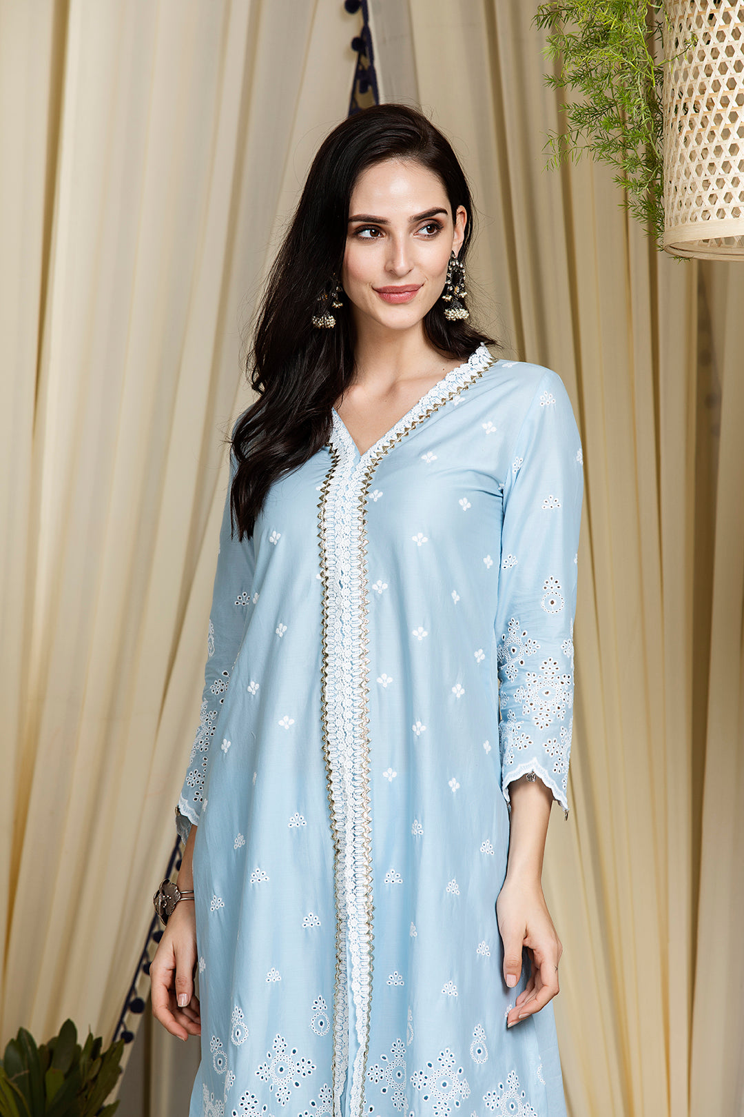 Ophelia Supima Cotton Kurta with Palazzo Set