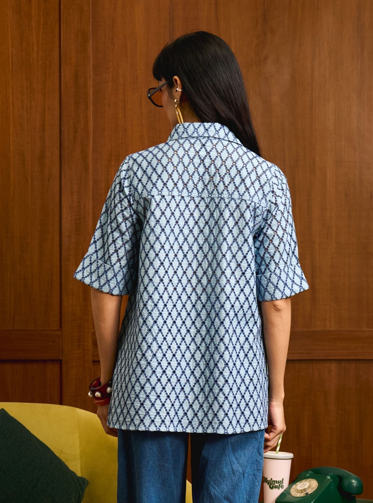 Tiri Denim Navy Shirt