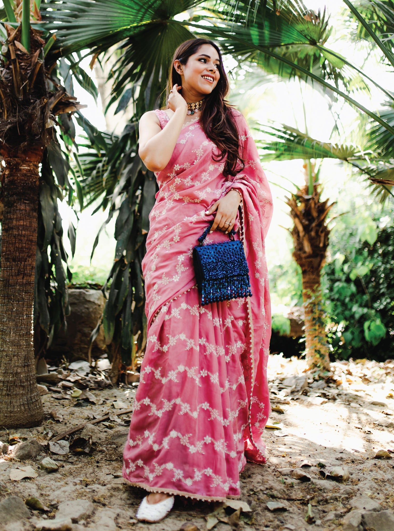 Pelling Japanese Silk Mauve Saree