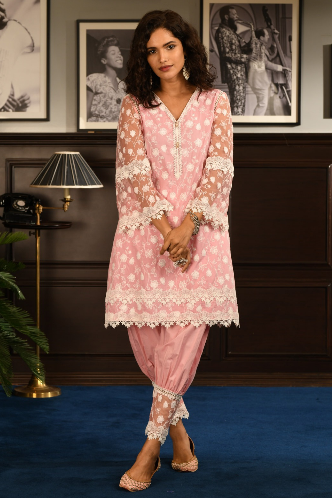 Mulmul Cotton ALEEZA Kurta With ALEEZA PANT