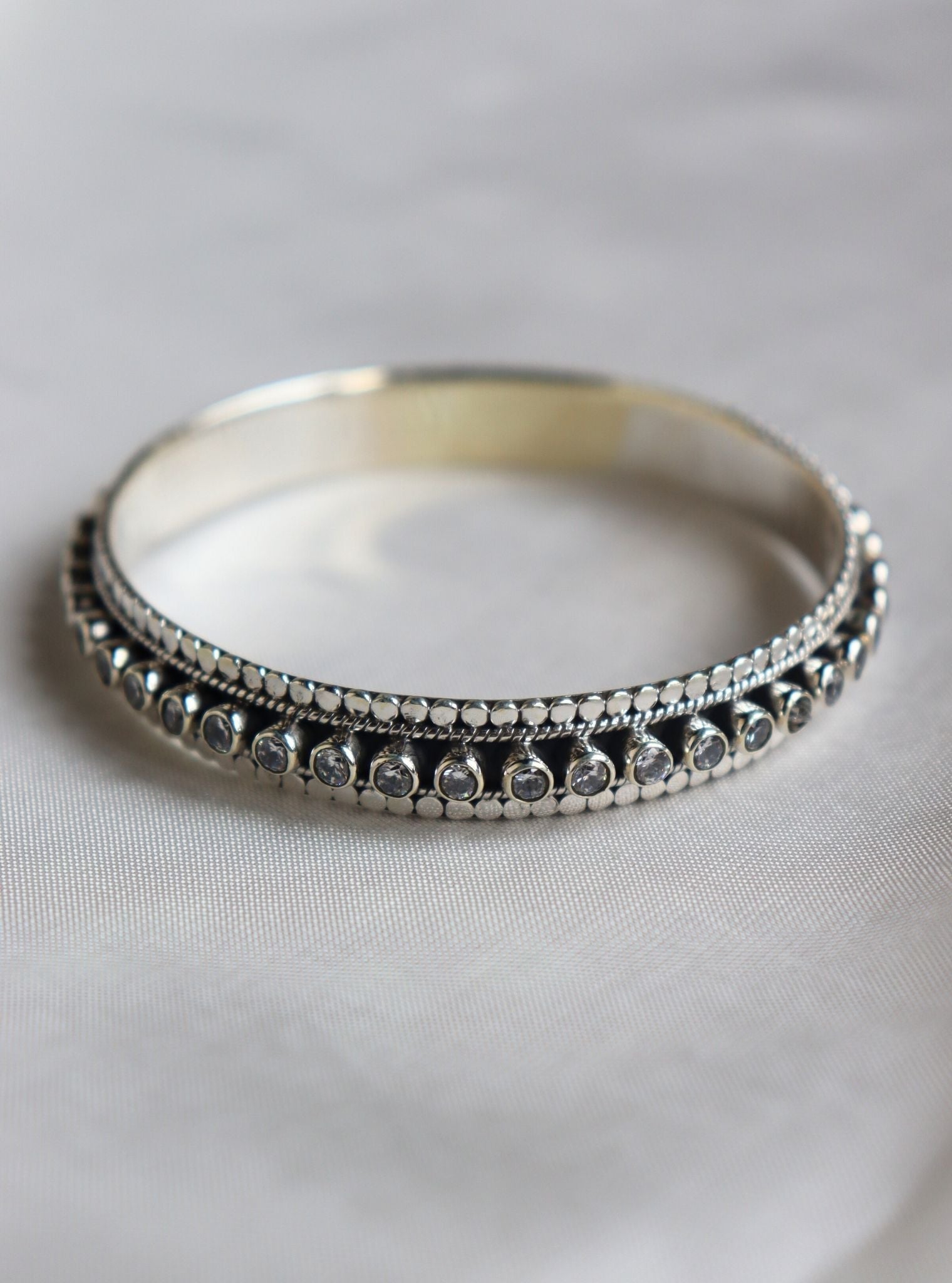 Pure Silver Jivika Bangle