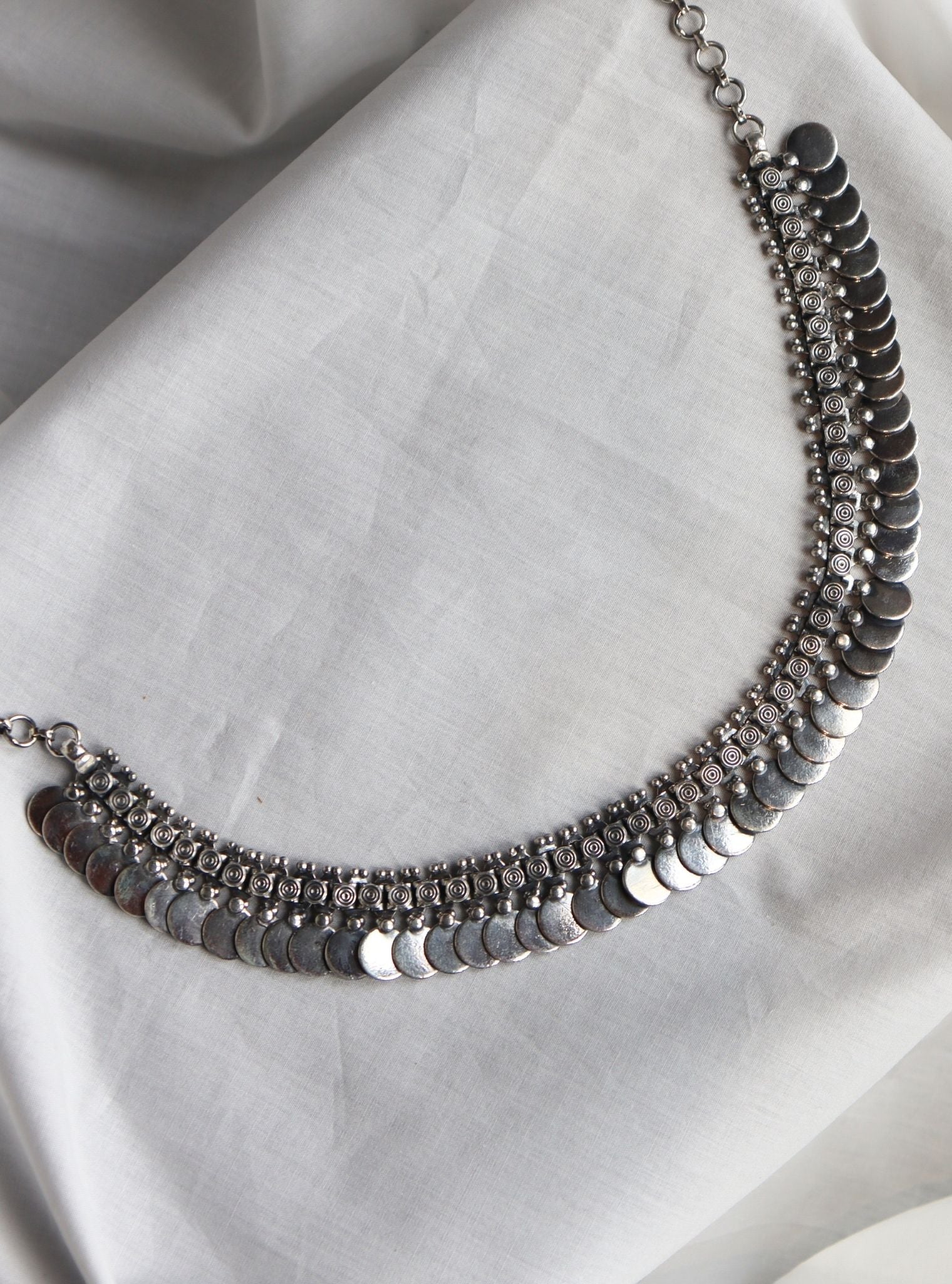 Pure Silver Tashi Necklace