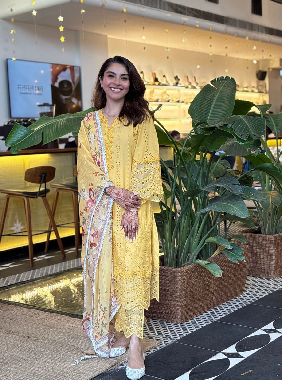 Vachi Supima Cotton Yellow Kurta Set
