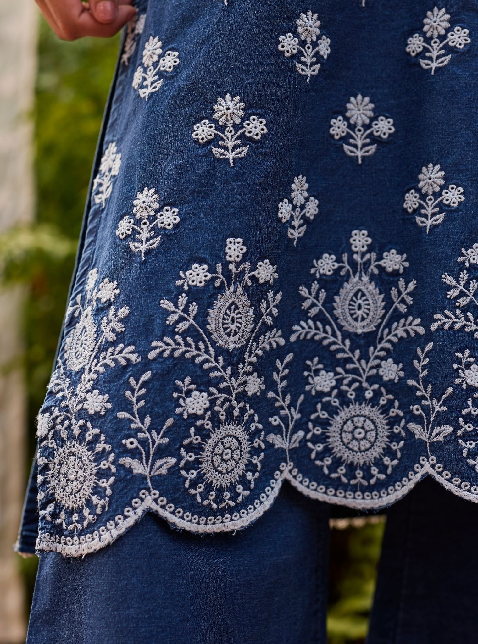 Bhairavi Denim Kurta Set
