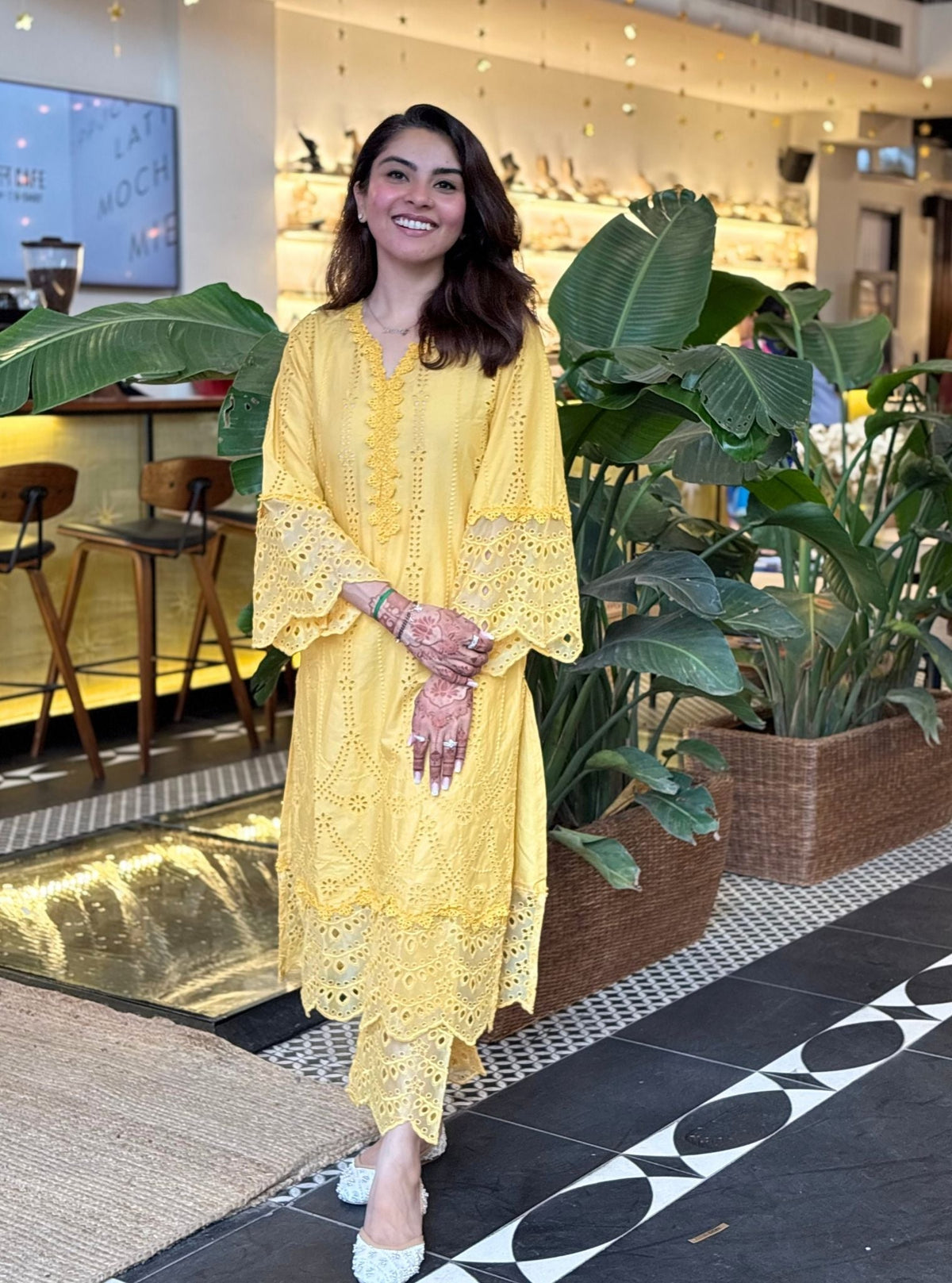 Vachi Pima Yellow Kurta Set