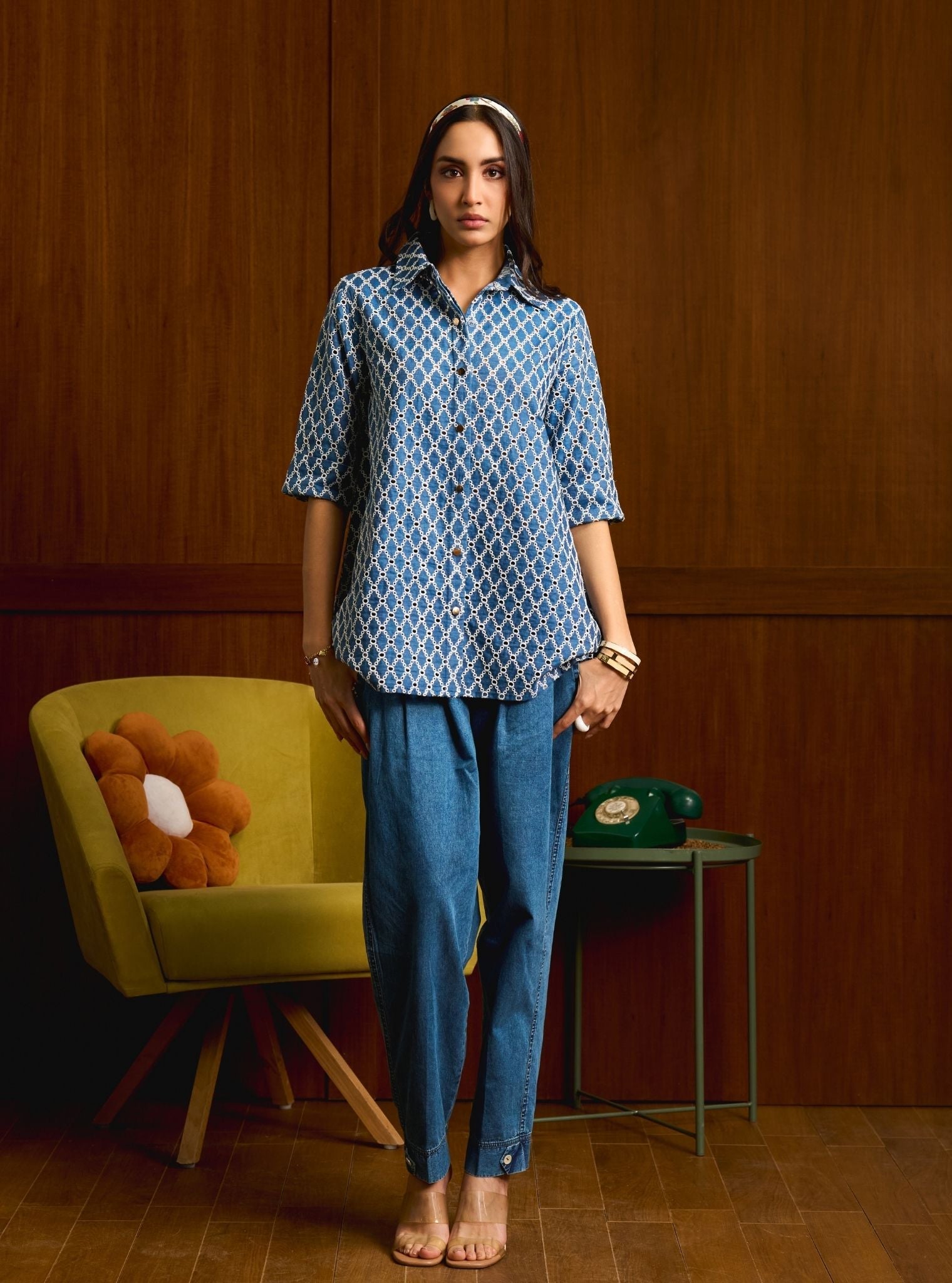 Tiri Denim Navy Shirt