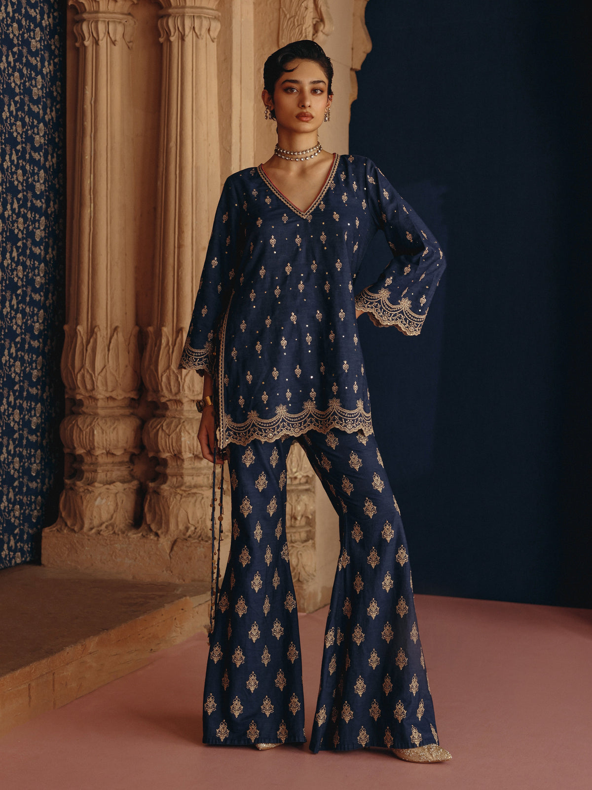 Raas Denim Co-ord Set