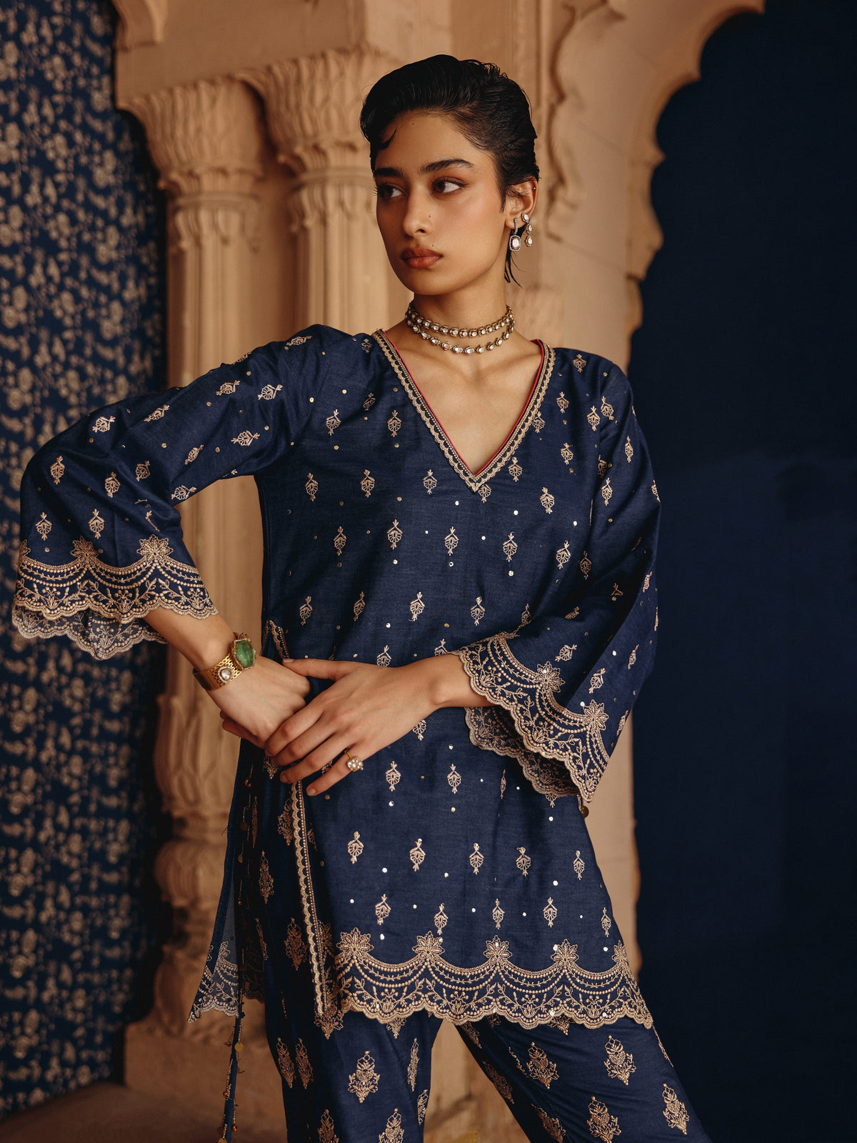 Raas Denim Co-ord Set