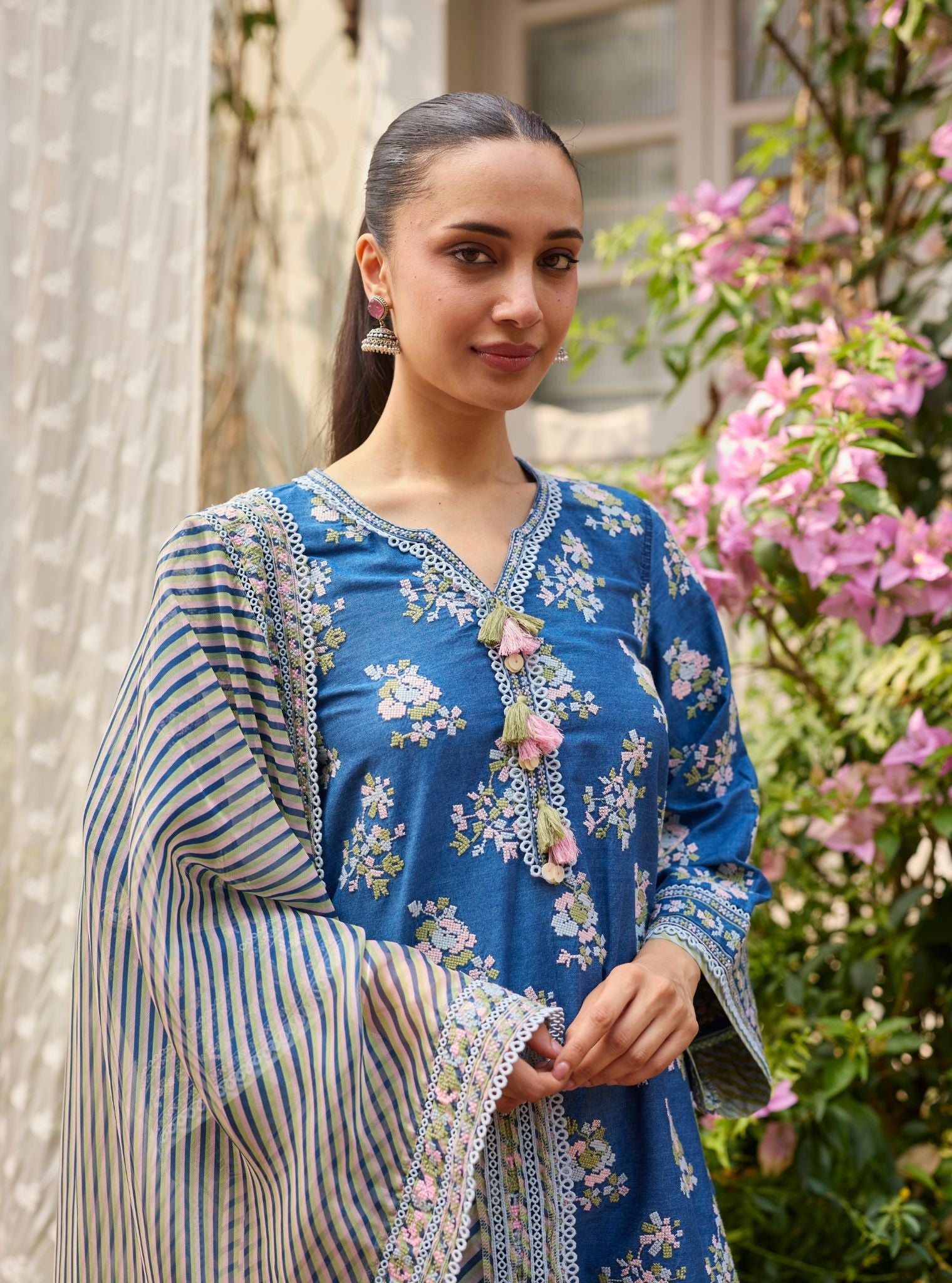 Lavo Denim Kurta Set