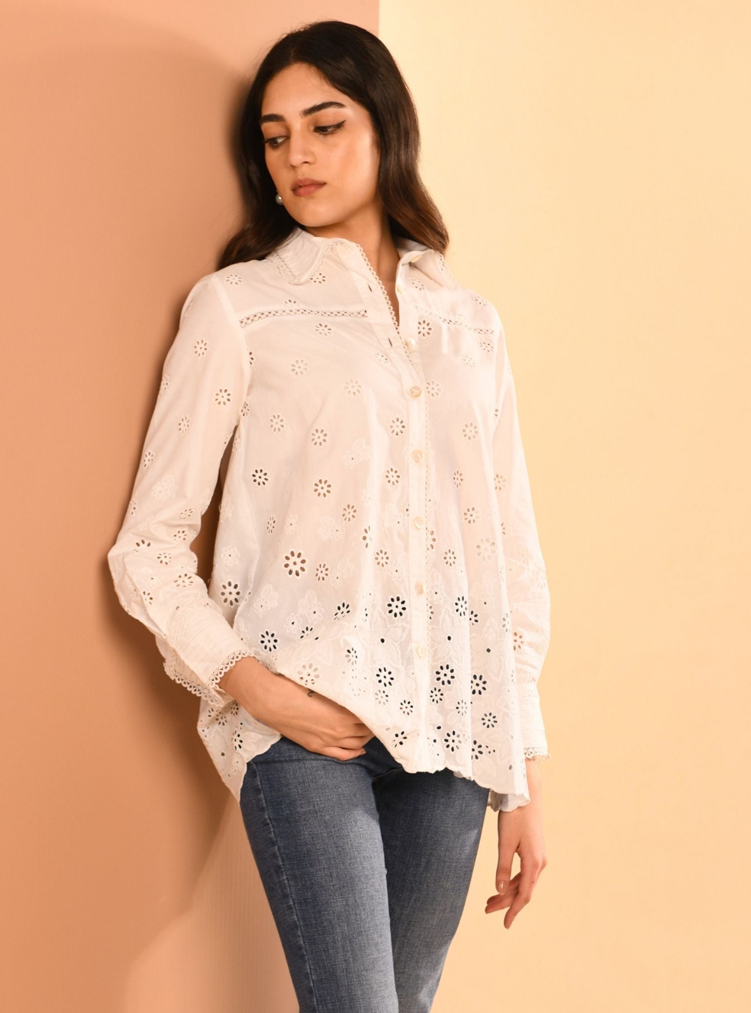 Bea Iconic Cotton White Shirt