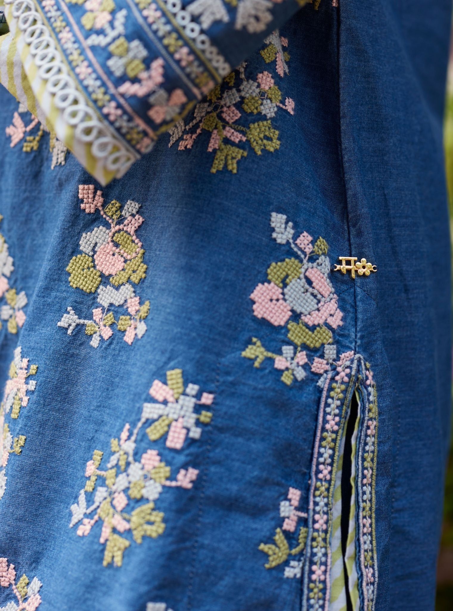 Lavo Denim Kurta Set