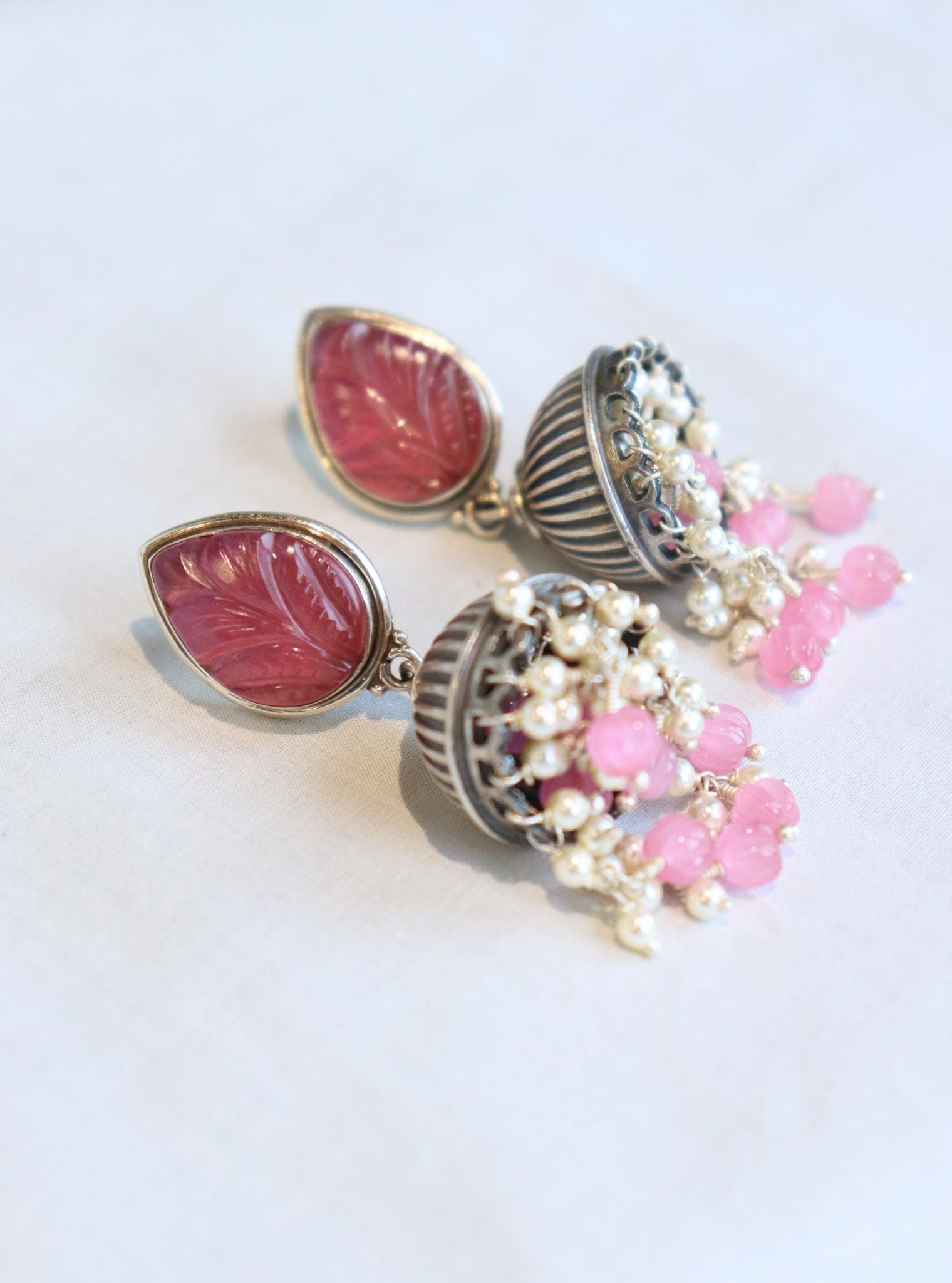 Pure Silver Aabha Jhumki