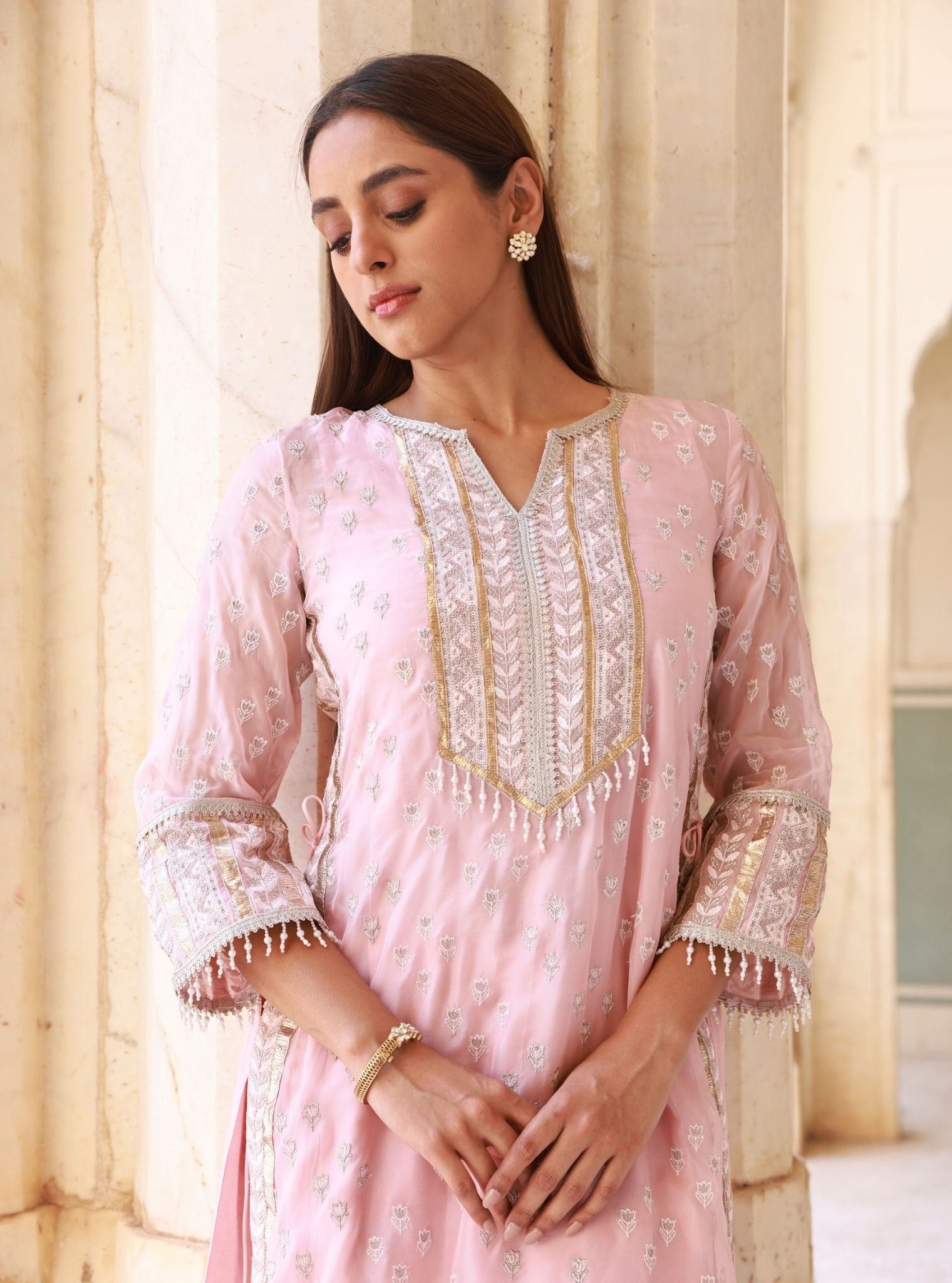 Thalisa Pink Kurta Set