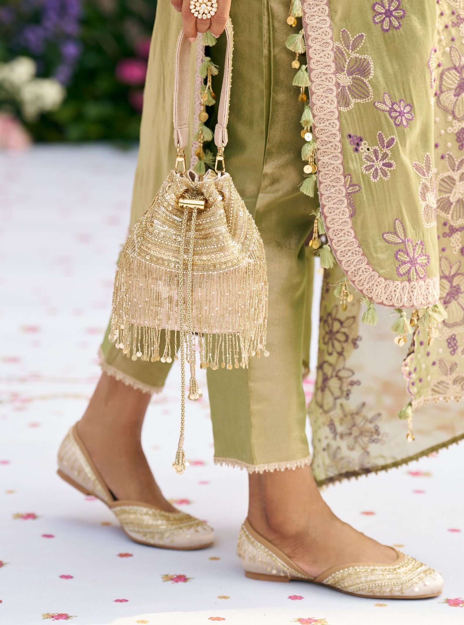 Emily Gold Bag