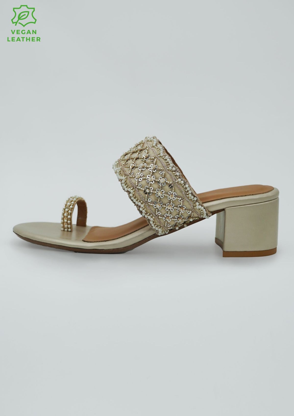 Noor Gold Vegan Kohla Heel