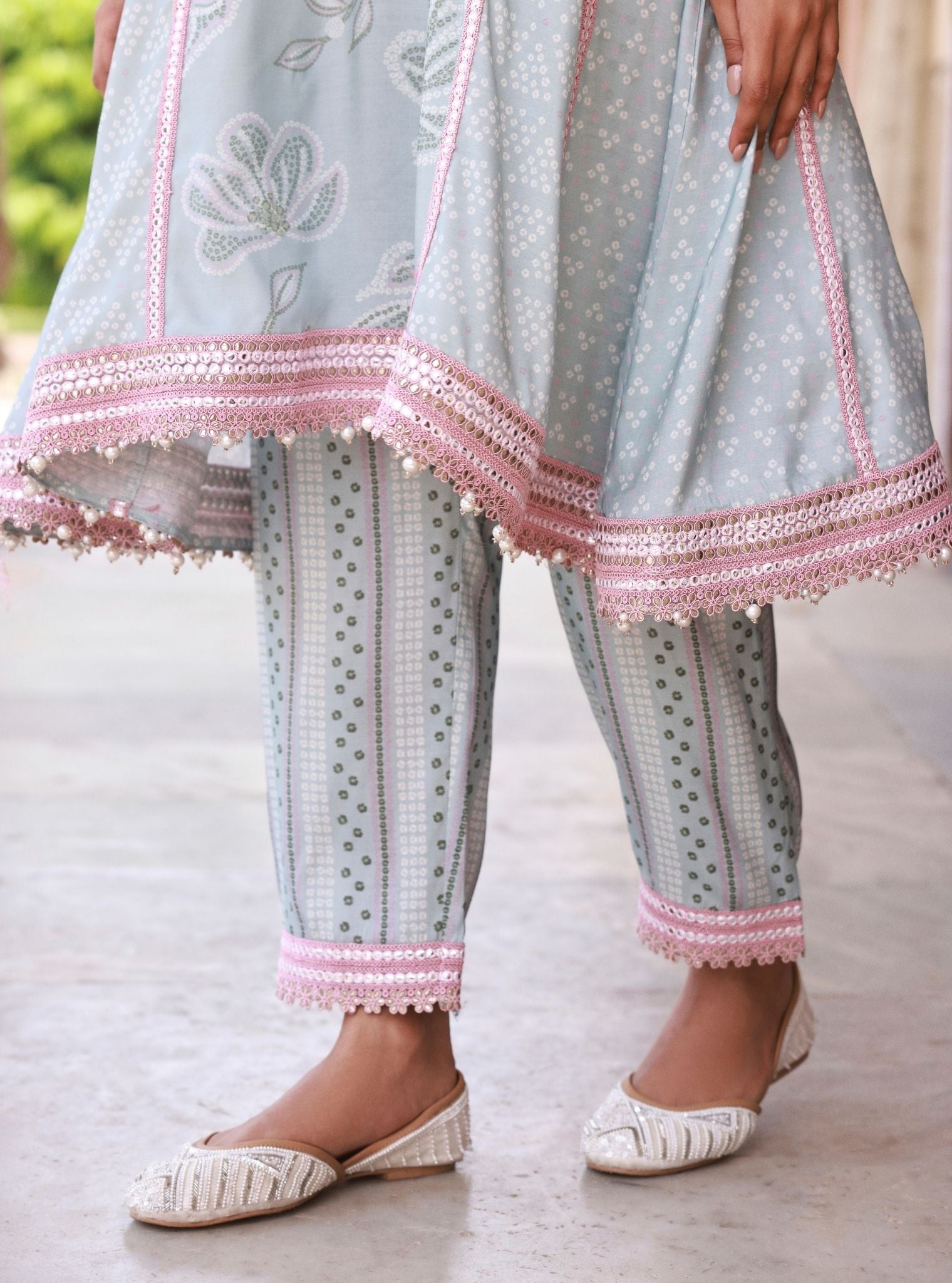 Vrishti Light Blue Kurta Set