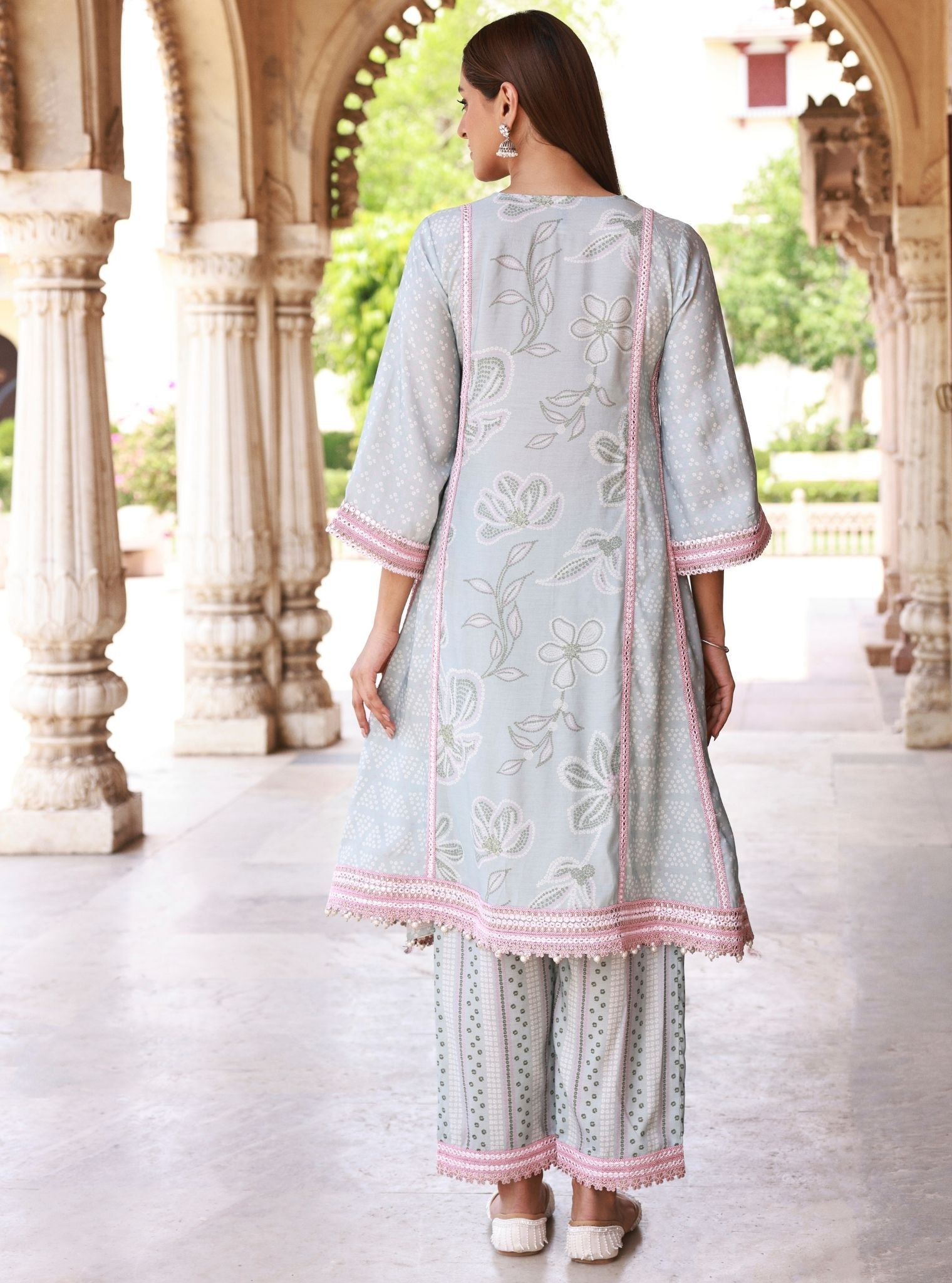 Vrishti Light Blue Kurta Set