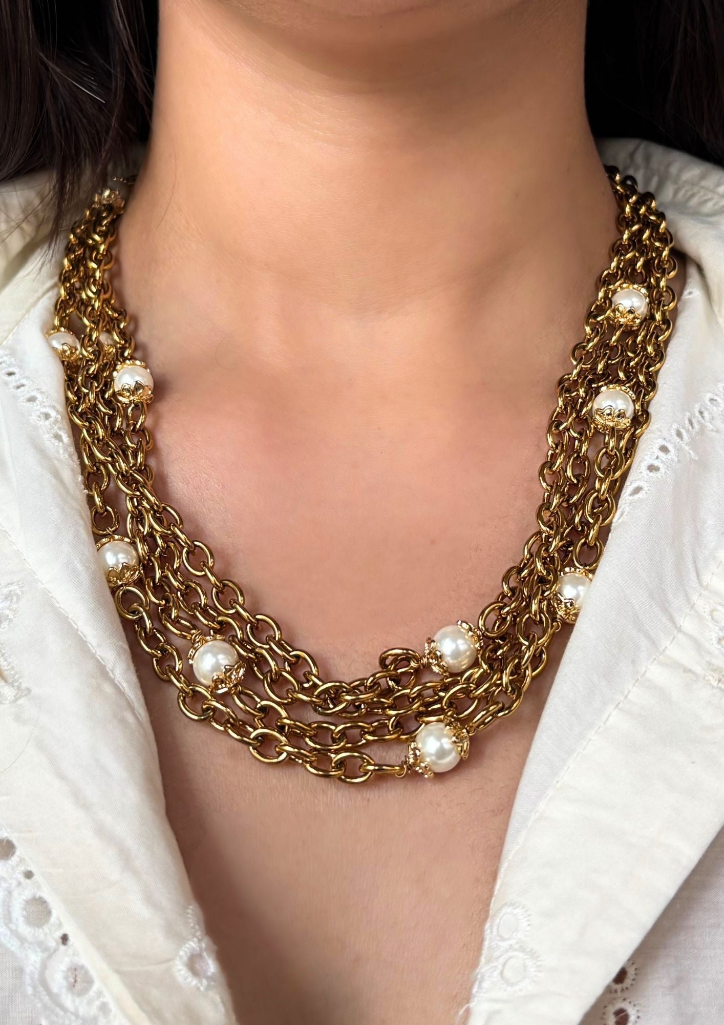 Triple Chain Necklace