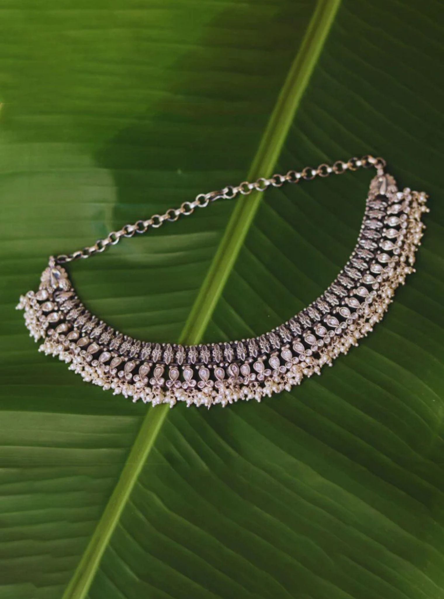 Pure Silver Nitara Necklace
