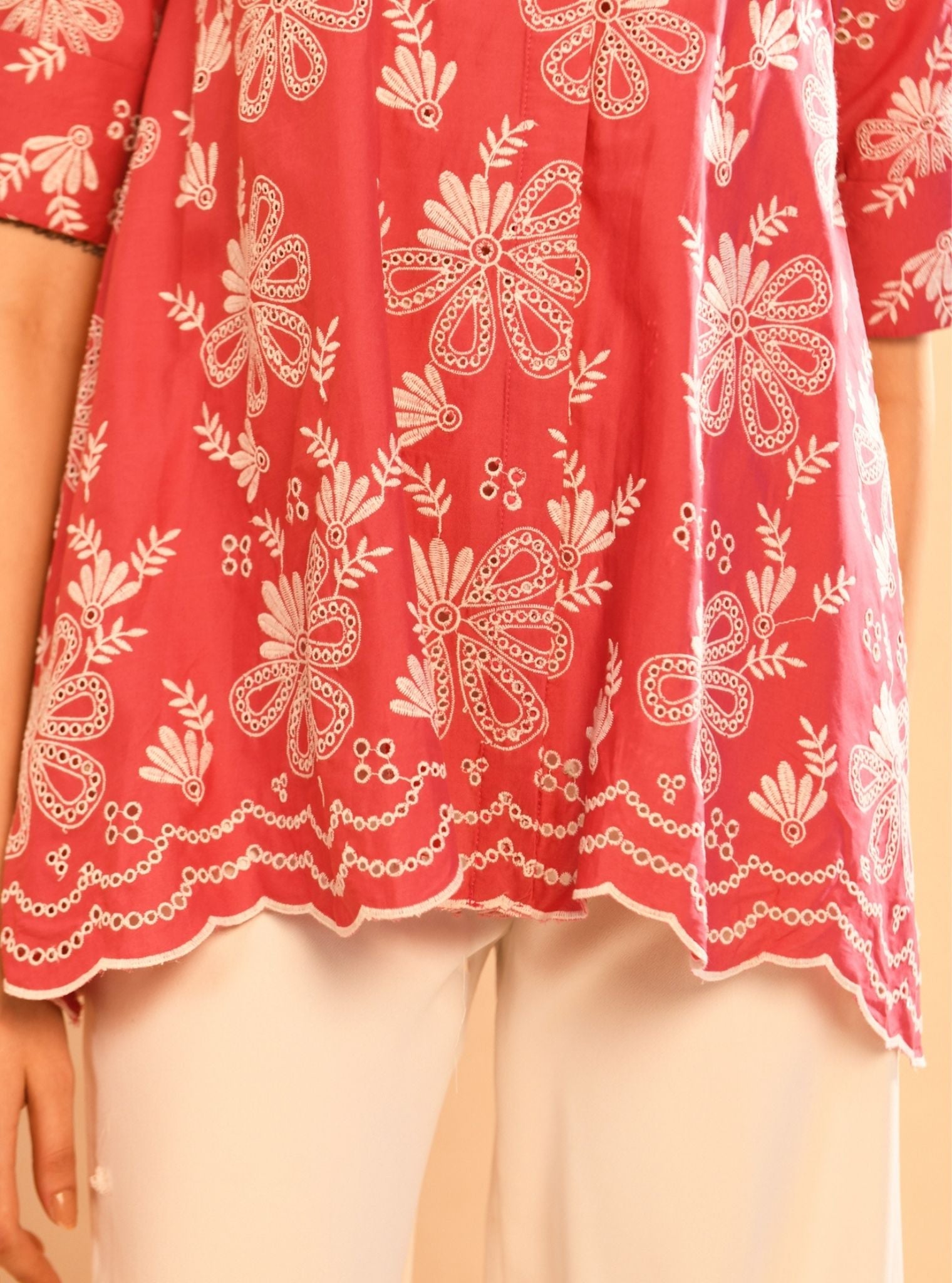 Chiara Iconic Cotton Fuchsia Shirt