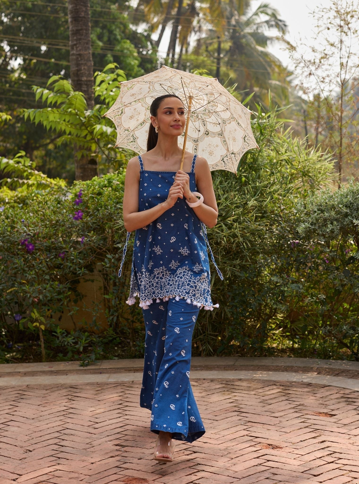 Ahalya Denim Co-ord Set