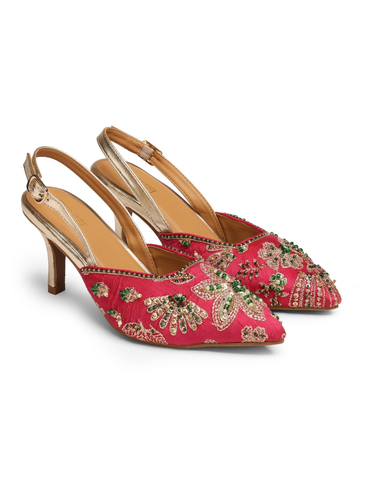 Cheri Cheri Lady Fushia Vegan Pointy Heel
